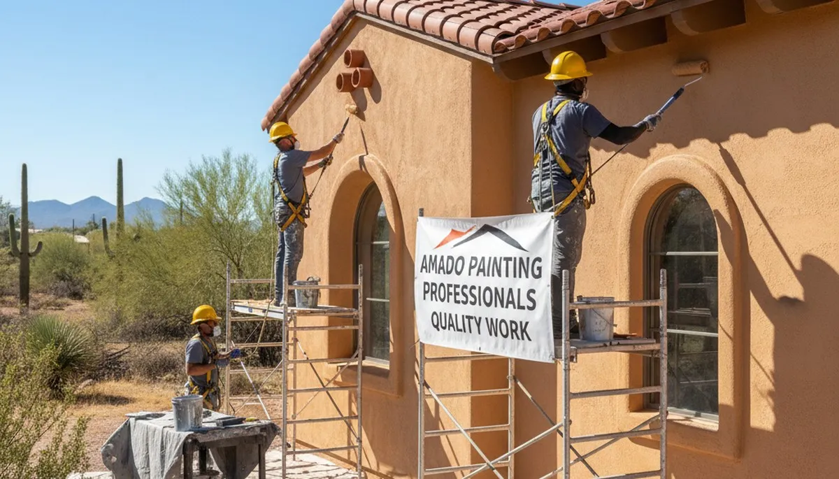 Professional house painting services in Tucson, AZ for residential exteriors and interiors