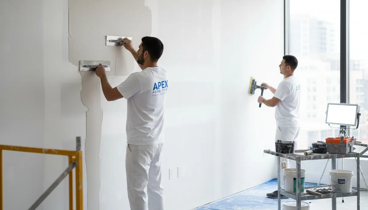 Drywall repair in Tucson, AZ for cracks, holes, and water-damaged walls by Tucson Paint Pros