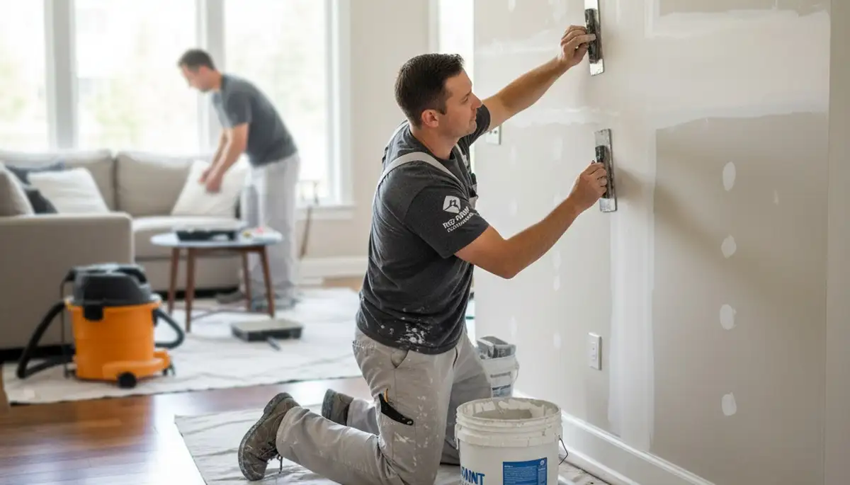 Drywall repair in Tucson, AZ for cracks, holes, and water damage by Tucson Paint Pros