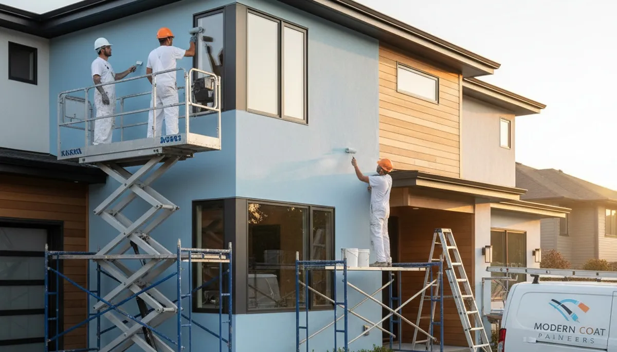 Exterior house painting in Tucson, AZ for sun and dust protection