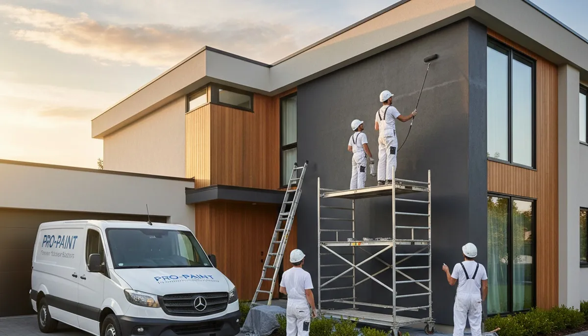 Exterior house painting in Tucson, AZ for sun protection and curb appeal