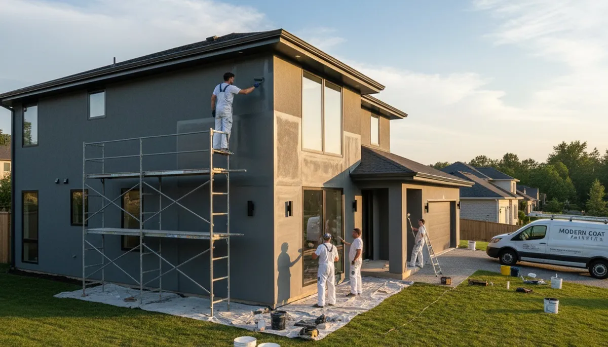 Professional exterior house painting in Tucson, AZ for durable desert sun protection