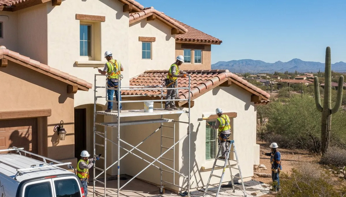 Professional house painting services in Tucson, AZ for residential interior and exterior projects