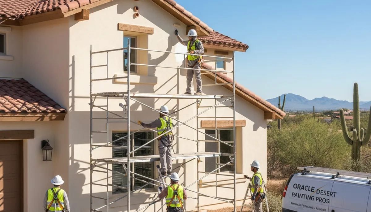 Professional house painting services in Tucson, AZ for residential exterior and interior projects