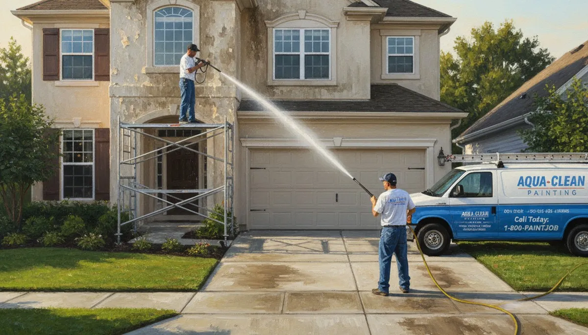 Pressure cleaning service in Tucson, AZ for dust, sun-faded surfaces, and monsoon buildup removal