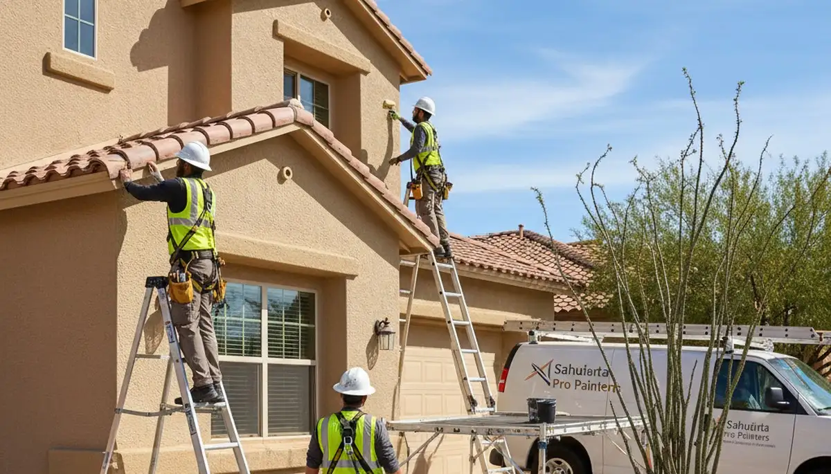 House painters in Tucson, AZ providing professional residential painting services