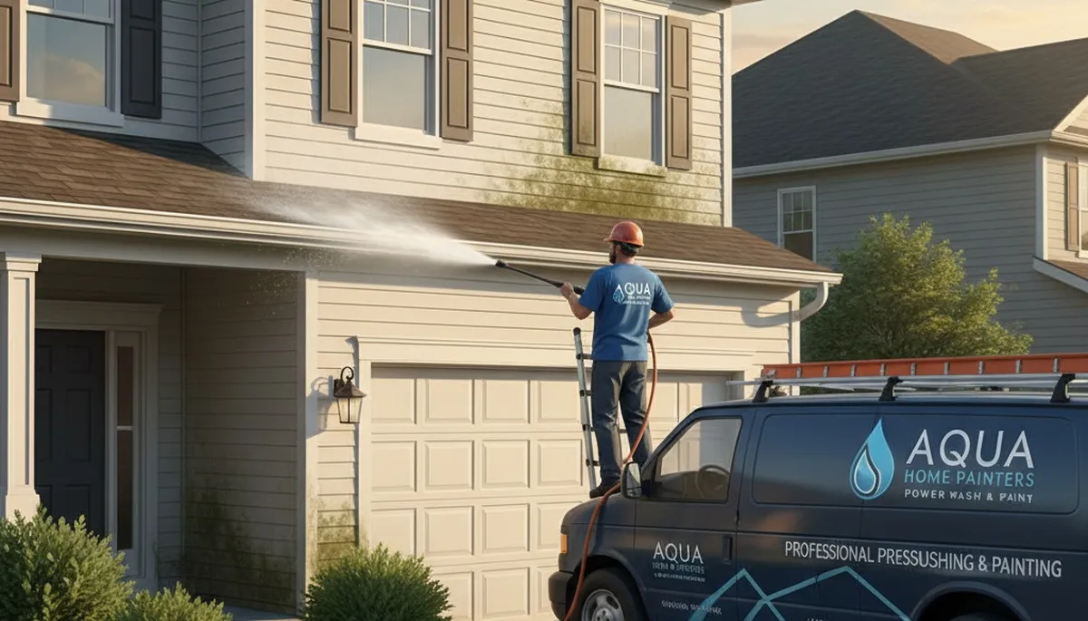 Vinyl siding pressure cleaning in Tucson, AZ for a clean, refreshed home exterior